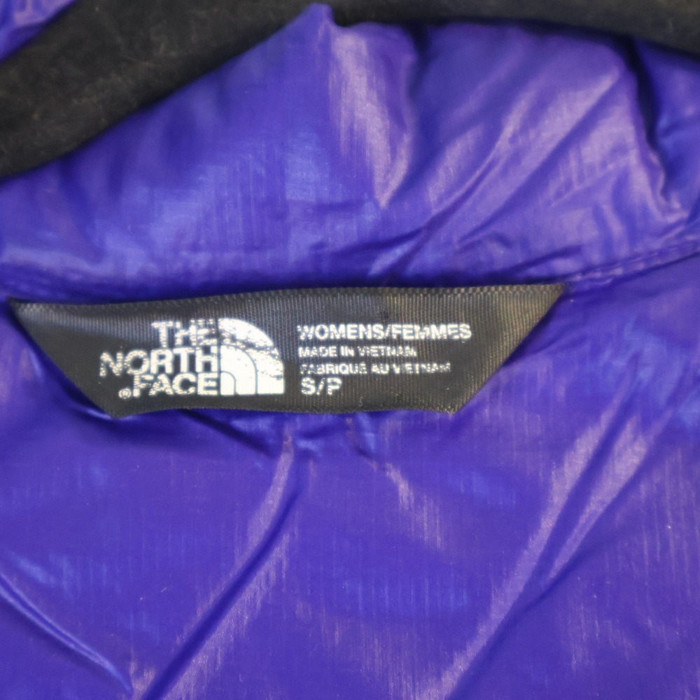 The North Face Womens S Thermoball Puffer Jacket Purple Quilted Full Zip - Picture 5 of 8
